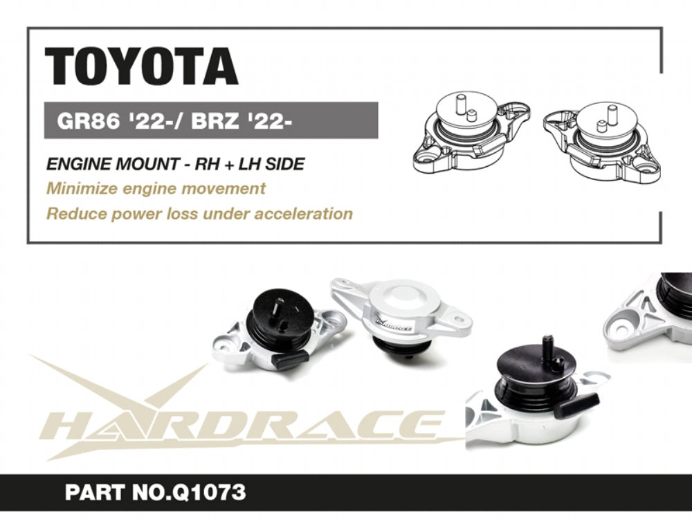 Tampon motor stanga dreapta Hardrace pentru Subaru BRZ / Toyota GR 86 - Q1073