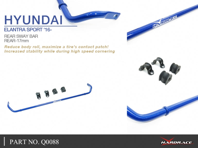 Bara stabilizatoare spate Hardrace pentru Hyundai Veloster / i30 - Q0088