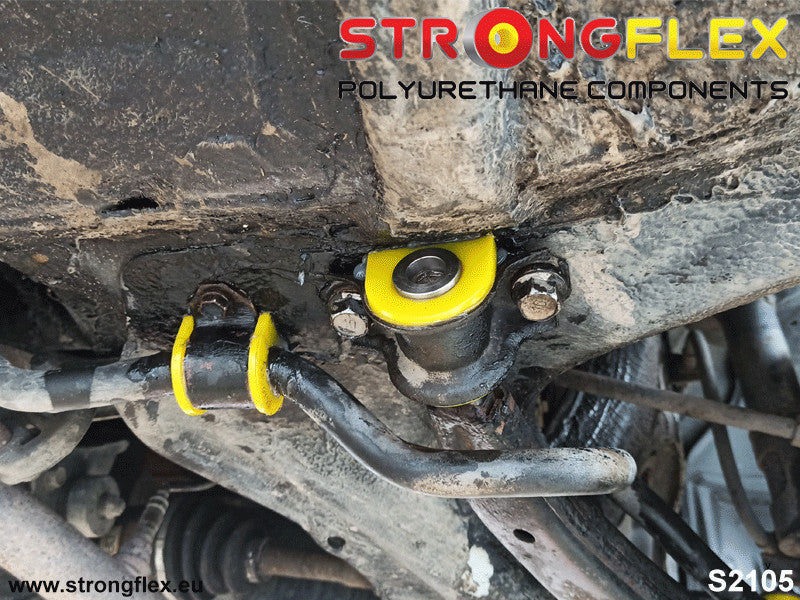 Schema montaj - Bucsa poliuretan Strongflex bara stabilizatoare fata SPORT - Toyota Celica, Corolla - 211944A
