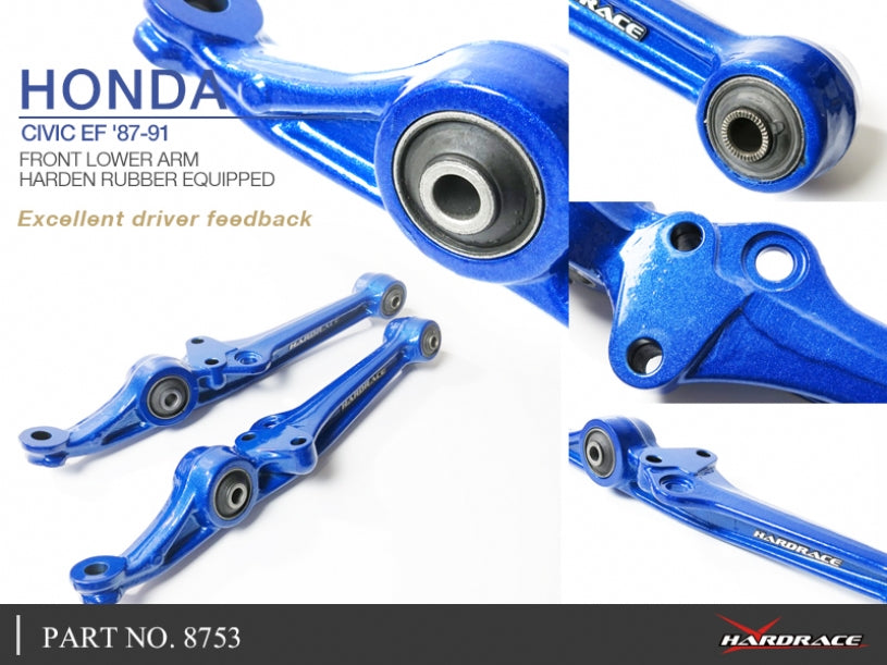 Brat suspensie inferior fata Hardrace pentru Honda CRX / Civic - 8753