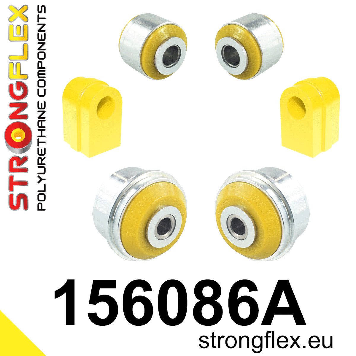 Kit bucse poliuretan Strongflex suspensie fata SPORT - Renault Megane - 156086A