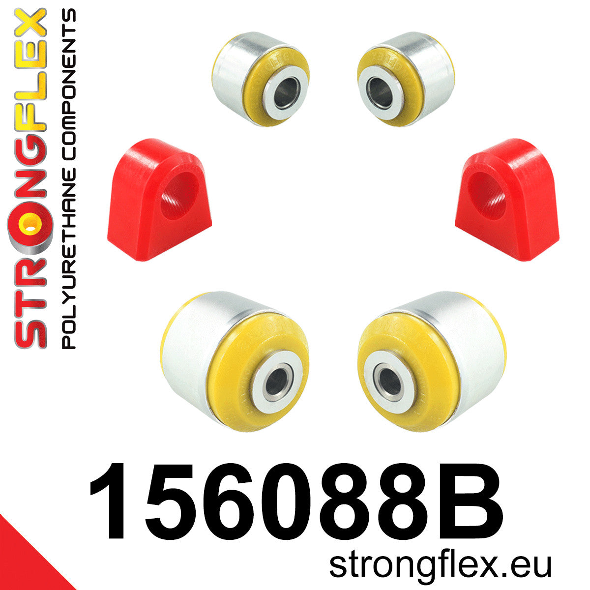 Kit bucse poliuretan Strongflex suspensie fata - Renault Megane - 156088B