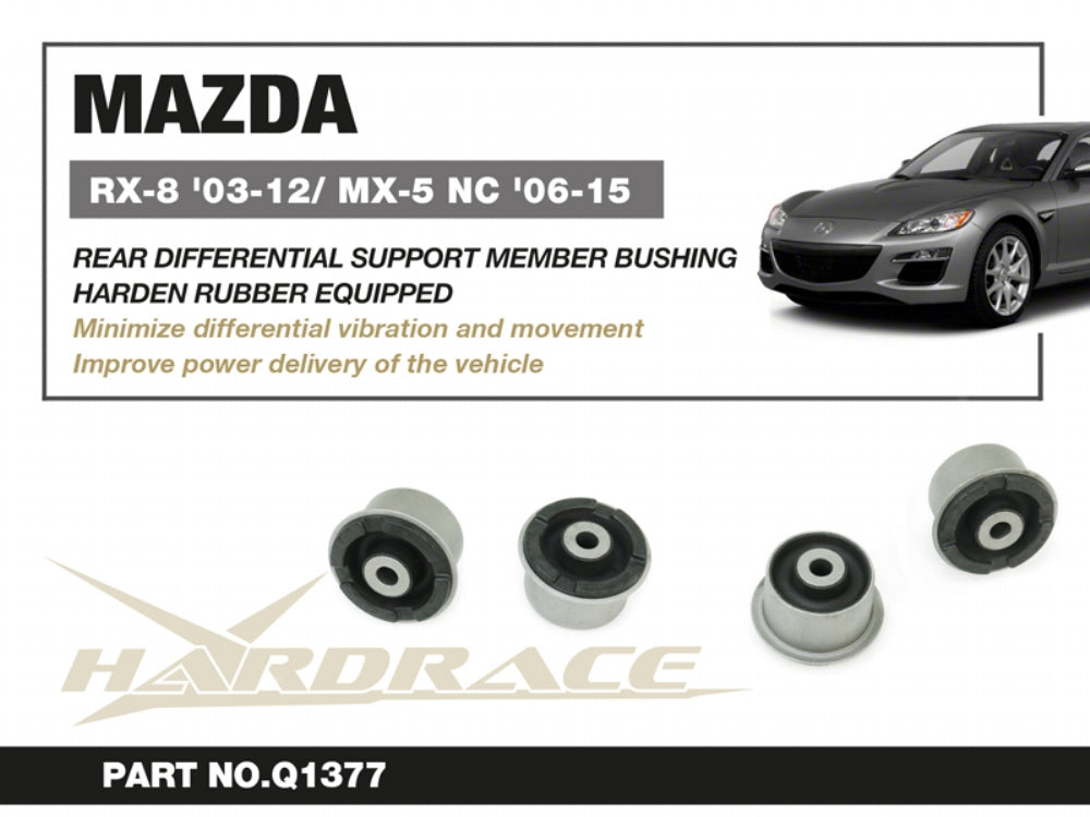 Set bucse suport diferential spate Hardrace pentru Mazda MX-5 / RX-8 - Q1377