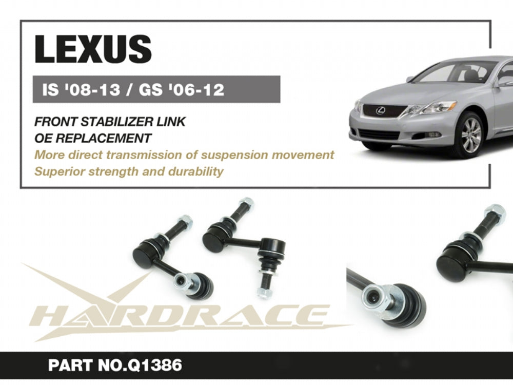 Bieleta antiruliu fata Hardrace pentru Lexus GS / IS - Q1386