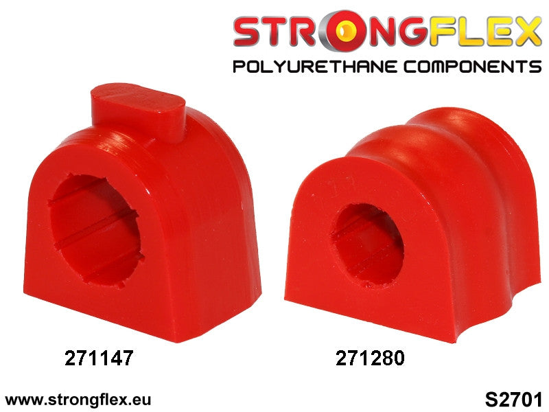 Schema montaj - Kit bucse poliuretan Strongflex suspensie fata SPORT - Subaru Forester, Impreza, Legacy/Outback - 276034A