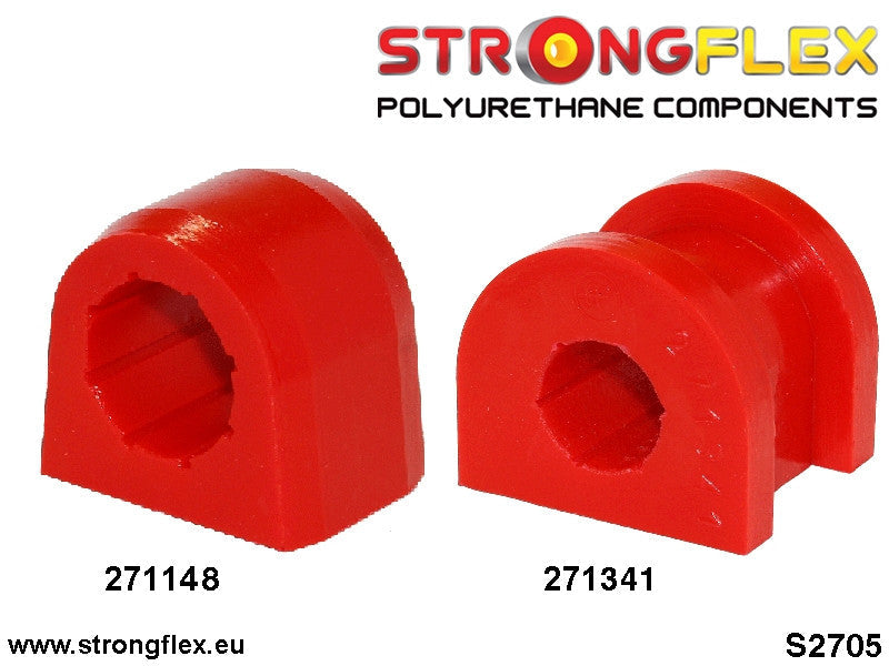 Schema montaj - Kit bucse poliuretan Strongflex suspensie fata si spate SPORT - Subaru Forester, Impreza, Legacy/Outback - 276077A