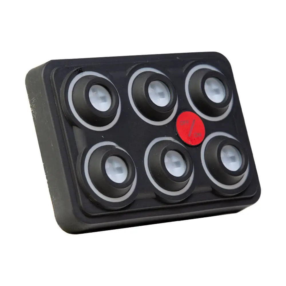 Panou de butoane Tegiwa cu iluminare RGB, 5, 6 sau 8 butoane, 12 si 24 V, IP68