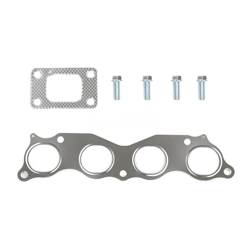 Galerie turbo Sidewinder Tegiwa din inox 304 pentru motoare Honda din seria K, flansa T3 si wastegate V-band 45 mm