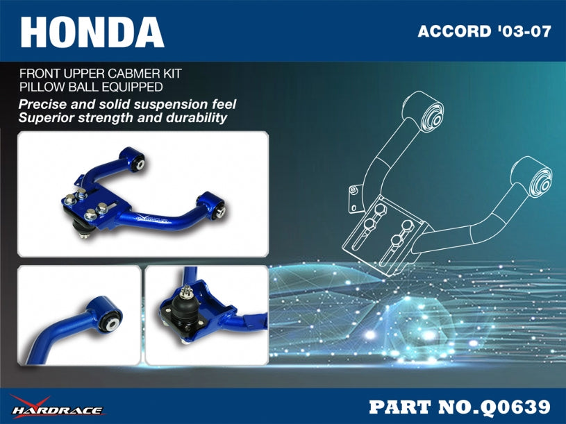 Kit corectie camber superior fata Hardrace pentru Honda Accord - Q0639
