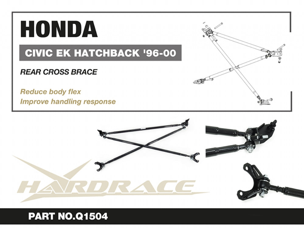 Bara rigidizare transversala spate Hardrace pentru Honda Civic - Q1504
