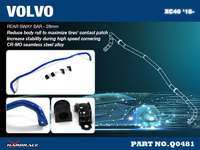 Bara stabilizatoare spate Hardrace pentru Volvo XC40 - Q0481