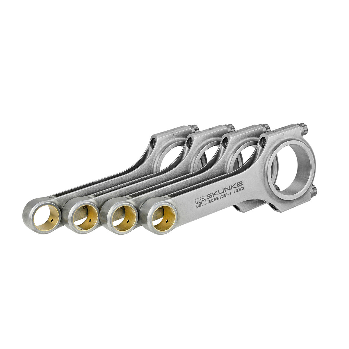 Set 4 biele forjate Skunk2 Alpha pentru motoare Honda B18C si B18C5