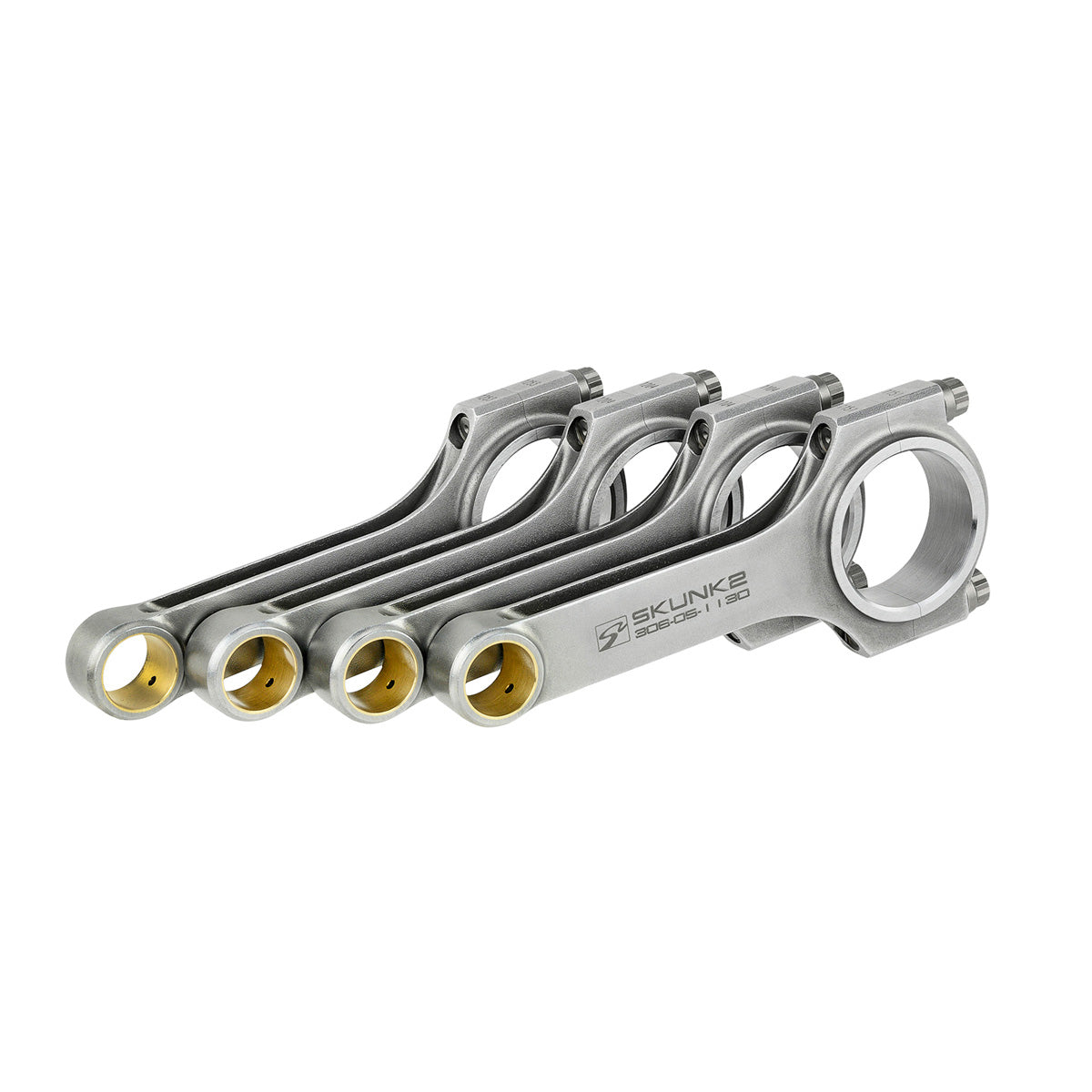 Set 4 biele forjate Skunk2 Alpha pentru motoare Honda B18A, B18B, B20B si B20Z