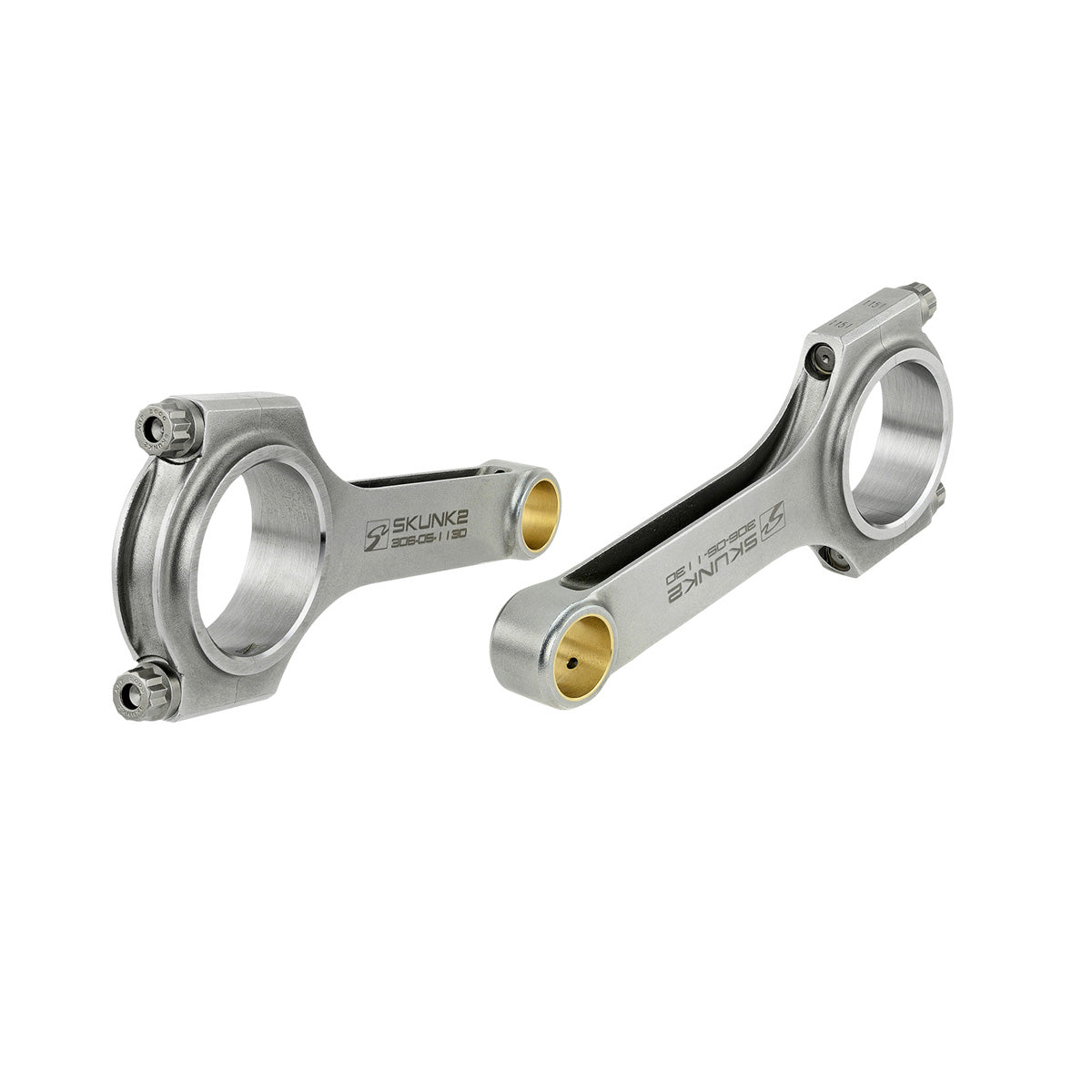 Set 4 biele forjate Skunk2 Alpha pentru motoare Honda B18A, B18B, B20B si B20Z