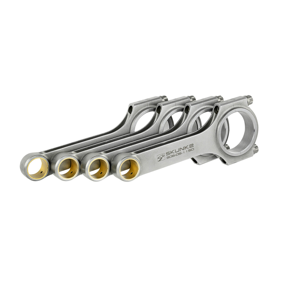 Set 4 biele forjate Skunk2 Alpha pentru motoare Honda K24A1, K24A2, K24A4, K24A8 si K24Z