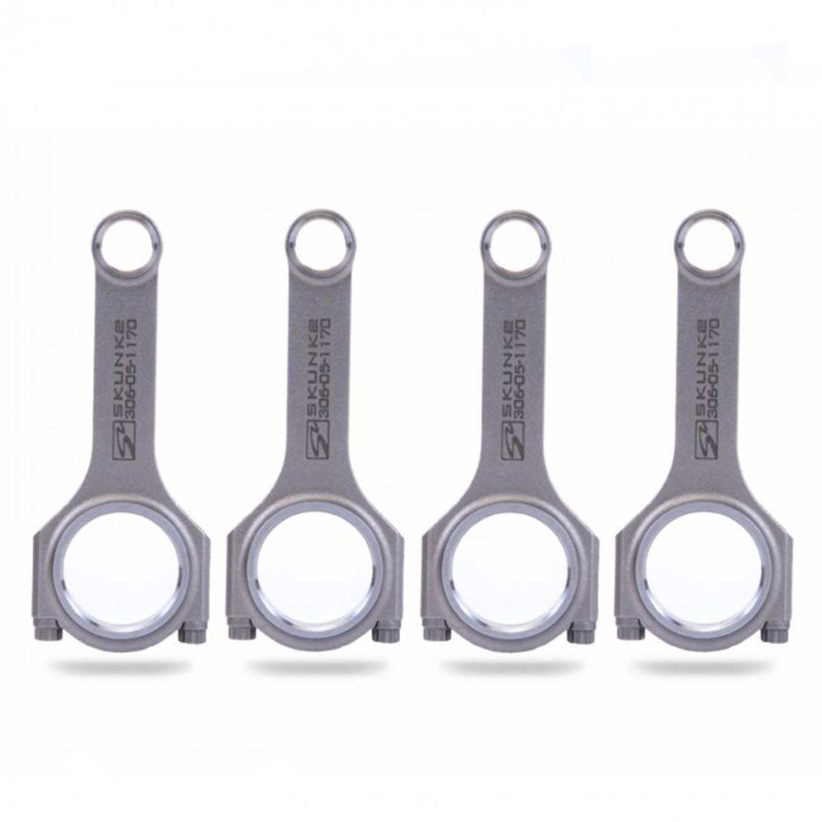 Set 4 biele forjate Skunk2 Alpha pentru motoare Honda H22A si F20B