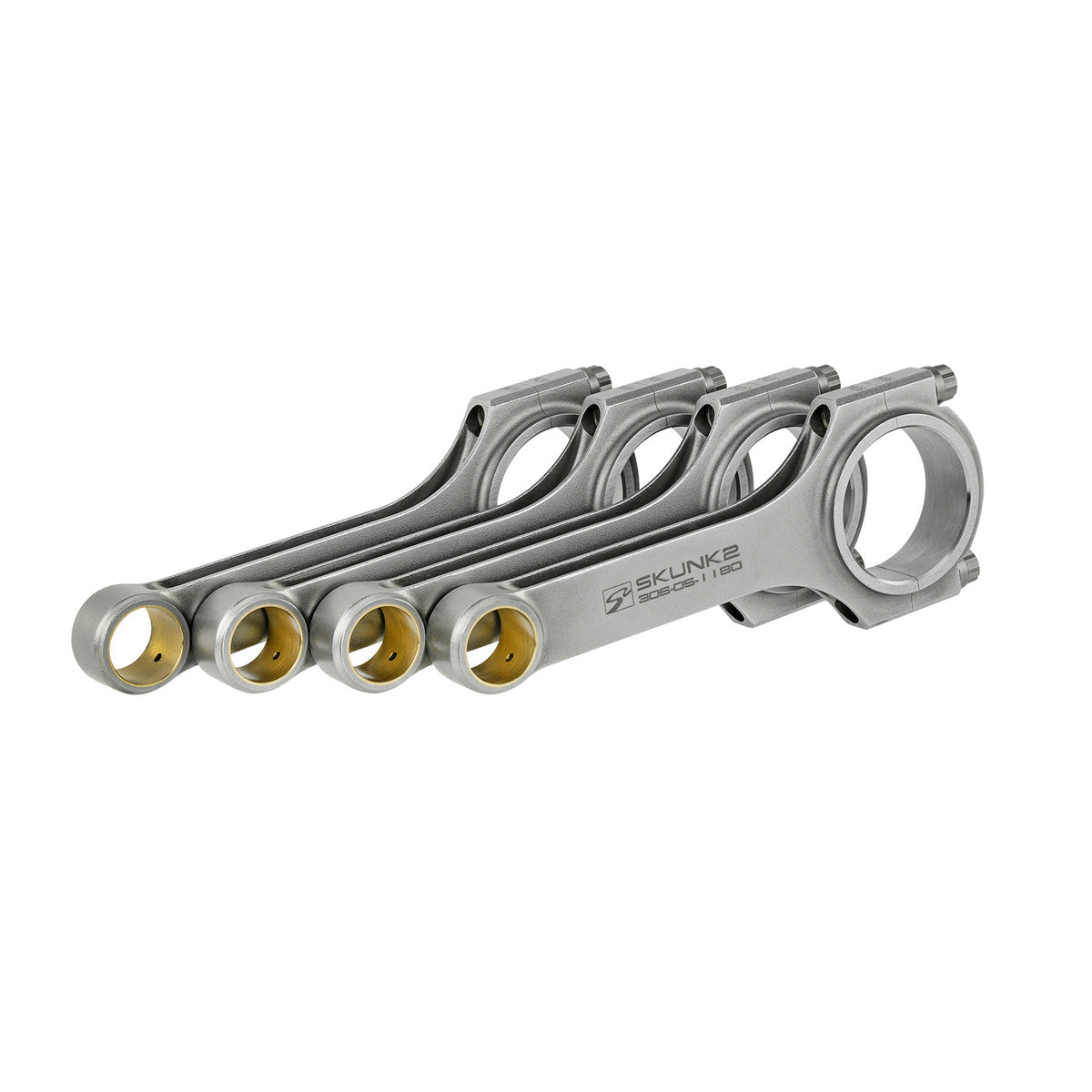 Set 4 biele forjate Skunk2 Alpha pentru motoare Honda F20C (S2000)