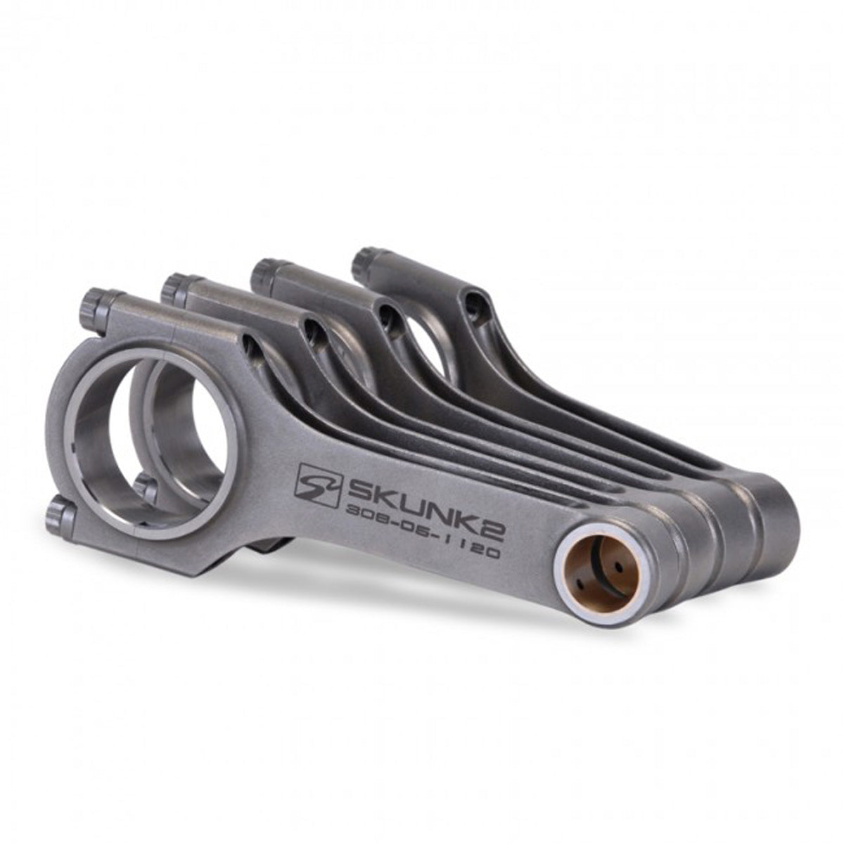 Set 4 biele forjate Skunk2 Alpha pentru motoare Honda D16A si ZC, pentru pistoane Vitara