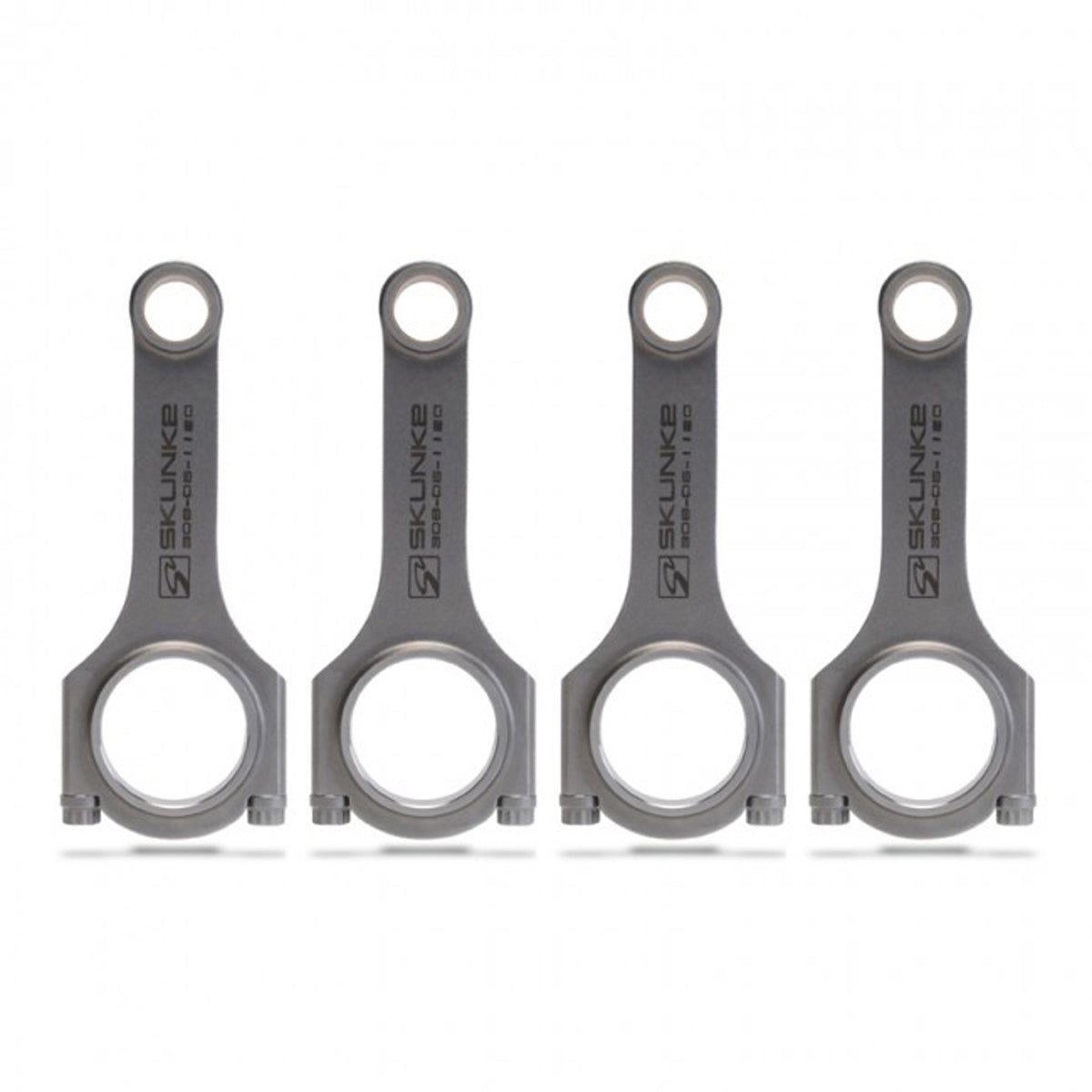 Set 4 biele forjate Skunk2 Alpha pentru motoare Honda D16A si ZC, pentru pistoane Vitara
