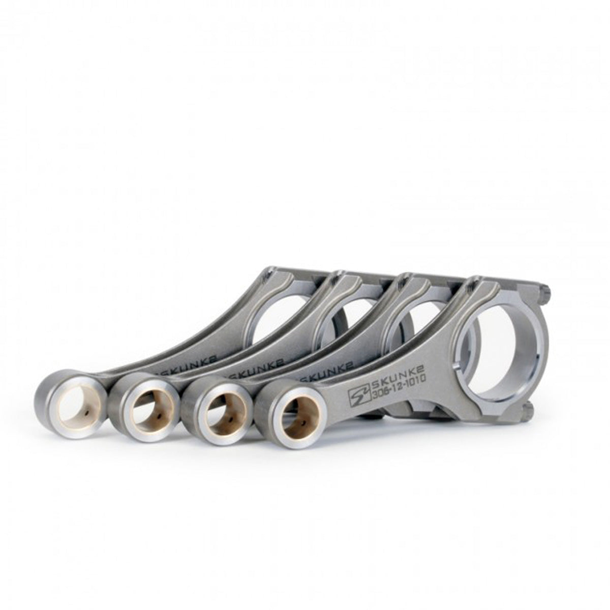 Set 4 biele forjate Skunk2 Alpha pentru motoare FA20 (Subaru BRZ, Toyota GT86)