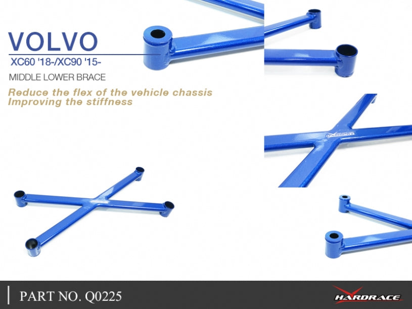Bara rigidizare inferior central Hardrace pentru Volvo XC60 / XC90 - Q0225