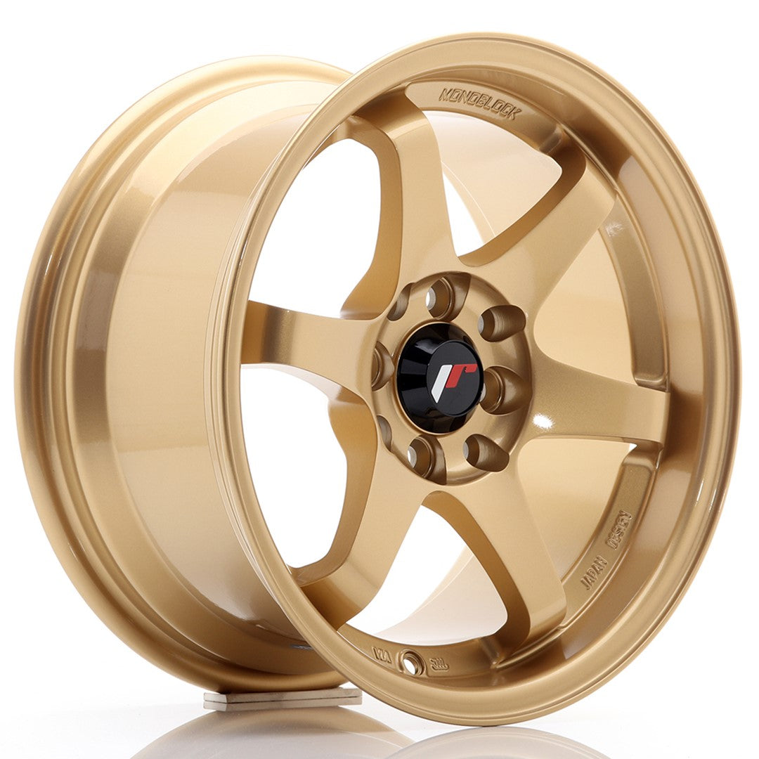 Jante Japan Racing JR3 R15 8J ET25 Auriu - PCD Configurabil