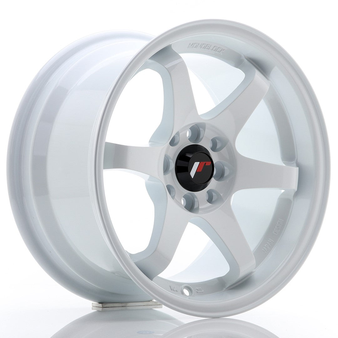 Jante Japan Racing JR3 R15 8J ET25 Alb - PCD Configurabil