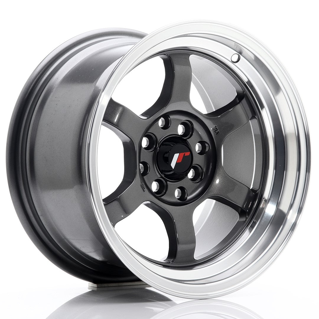 Jante Japan Racing JR12 R15 8.5J ET13 Gri Metalic - PCD Configurabil