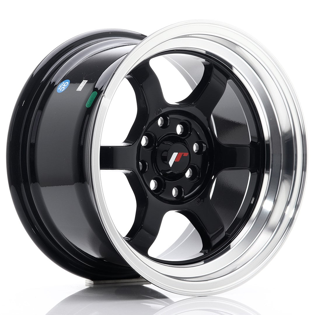 Jante Japan Racing JR12 R15 8.5J ET13 Negru Lucios - PCD Configurabil