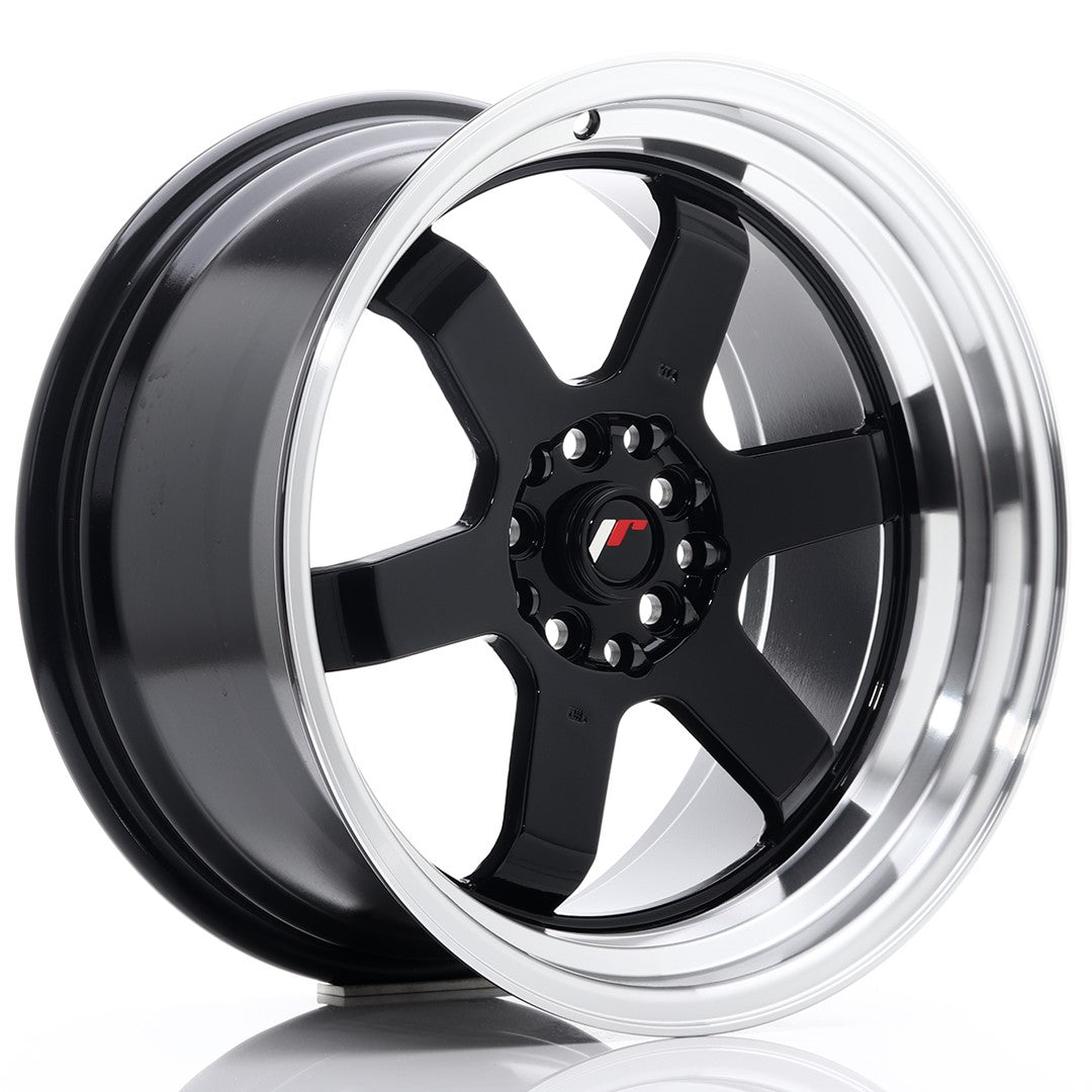 Jante Japan Racing JR12 R17 9J ET25 Negru Lucios - PCD Configurabil