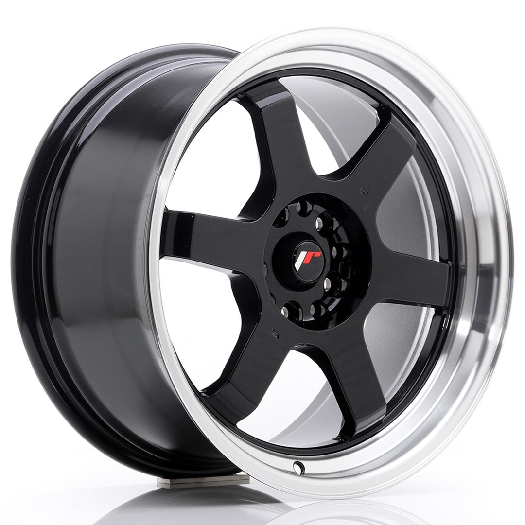 Jante Japan Racing JR12 R18 9J ET25 Negru Lucios - PCD Configurabil