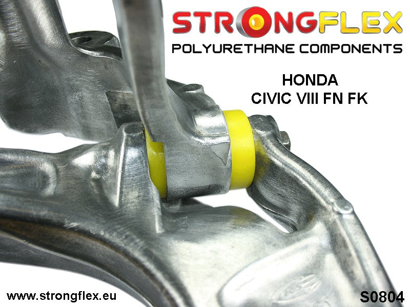 Schema montaj - Kit bucse poliuretan Strongflex suspensie fata si punte spate - Honda Civic - 086247B