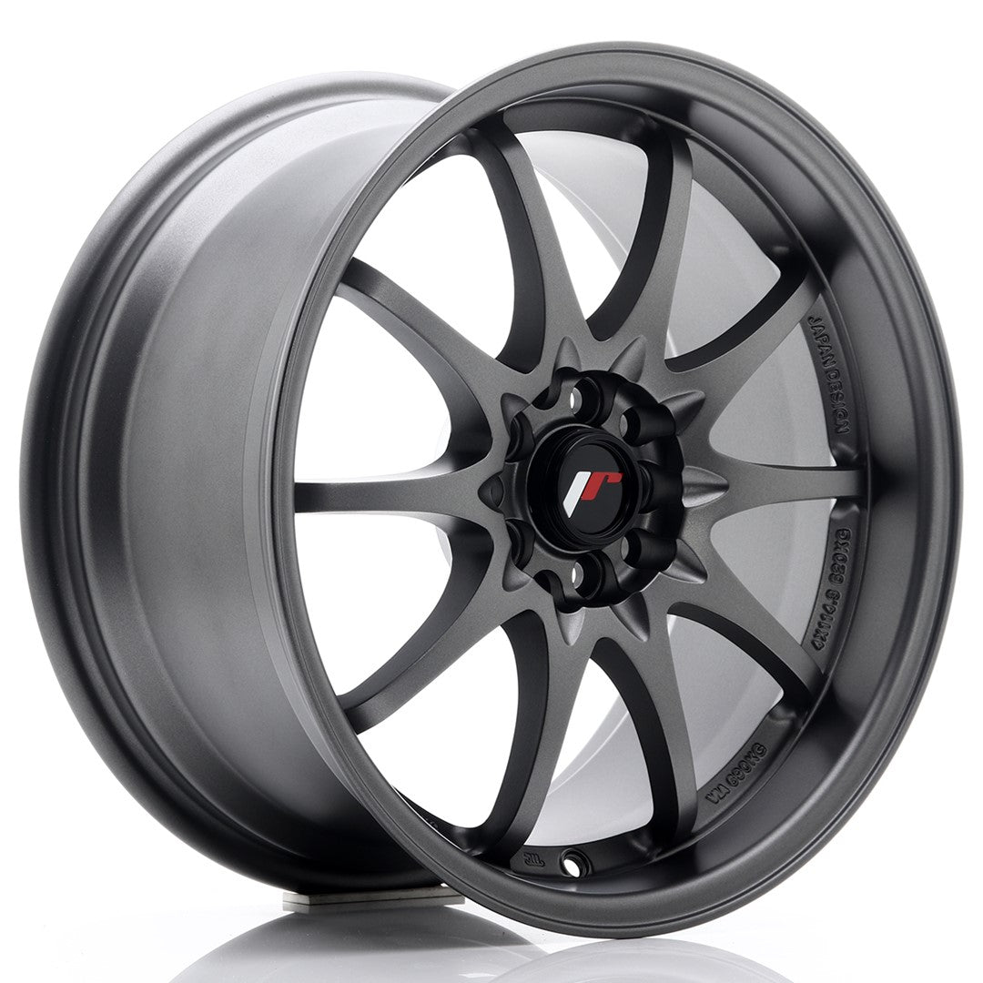 Jante Japan Racing JR5 R17 8.5J ET35 Gri Metalic Mat - PCD Configurabil