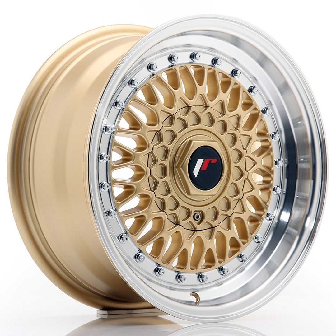 Jante Japan Racing JR9 R15 7J ET20 Auriu cu Buze CNC - PCD Configurabil