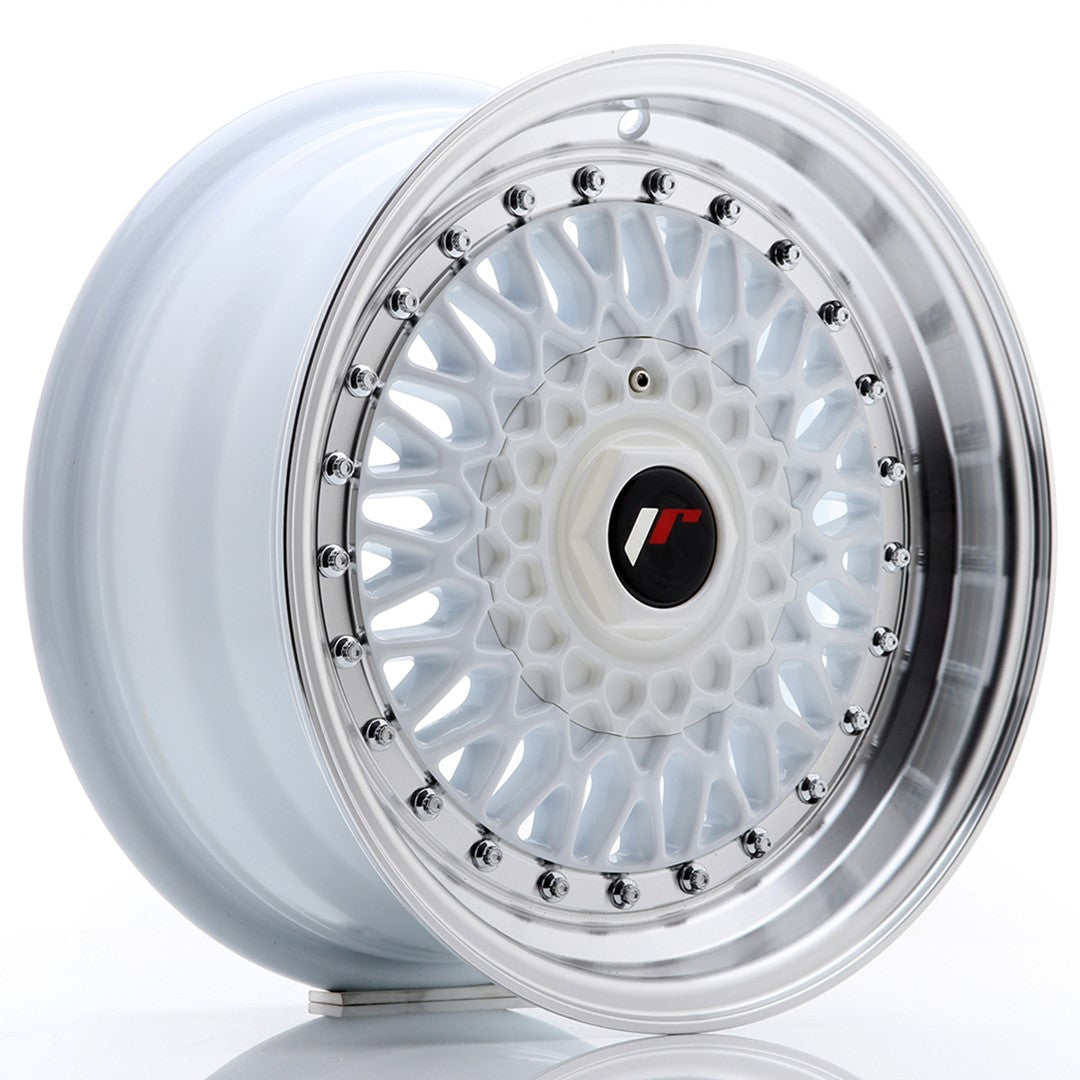 Jante Japan Racing JR9 R15 7J ET20 Alb cu Buze CNC - PCD Configurabil