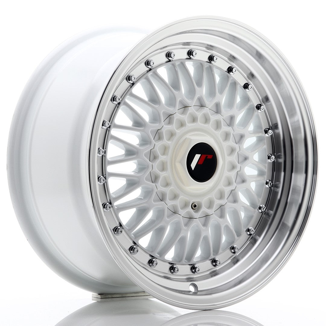 Jante Japan Racing JR9 R16 8J ET25 Alb cu Buze CNC - PCD Configurabil