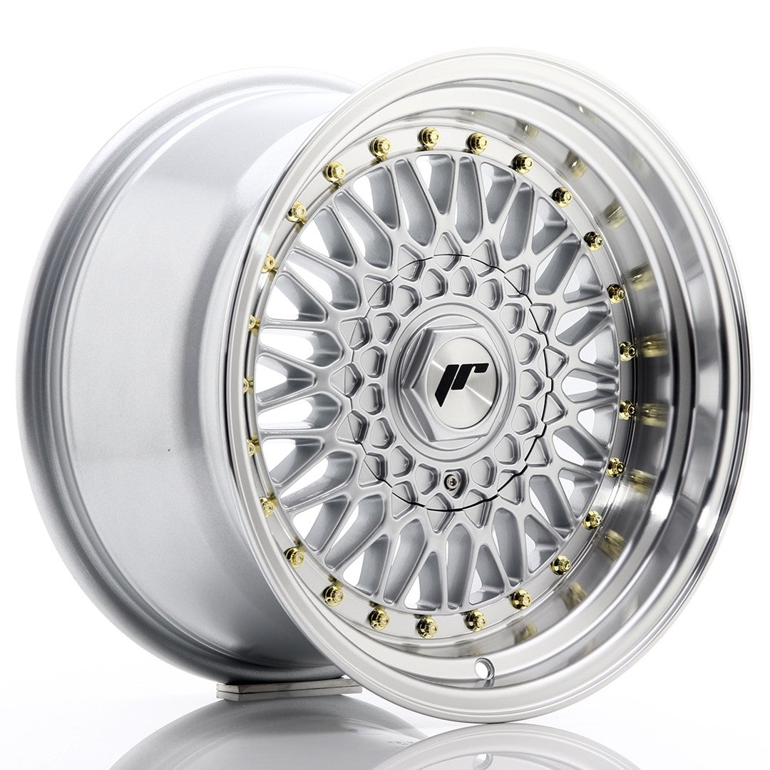 Jante Japan Racing JR9 R16 9J ET20 Argintiu cu Buze CNC - PCD Configurabil