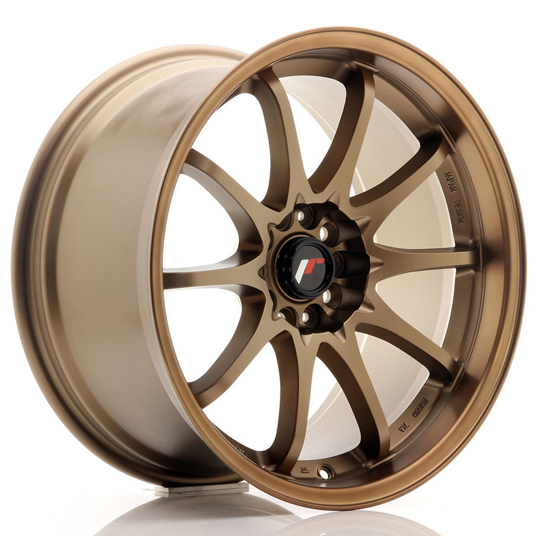 Jante Japan Racing JR5 R18 9.5J ET38 Bronz Anodizat Inchis - PCD Configurabil