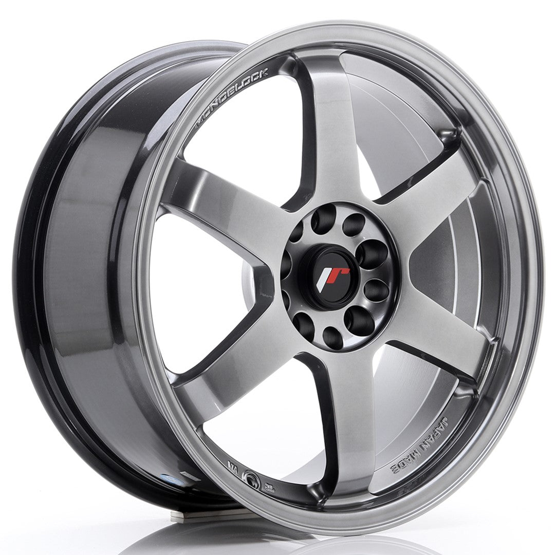 Jante Japan Racing JR3 R18 8.5J ET30 Negru Intens - PCD Configurabil