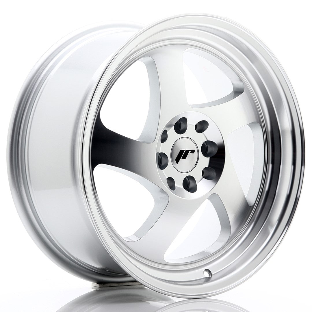 Jante Japan Racing JR15 R17 8J ET35 Argintiu cu Fata CNC - PCD Configurabil