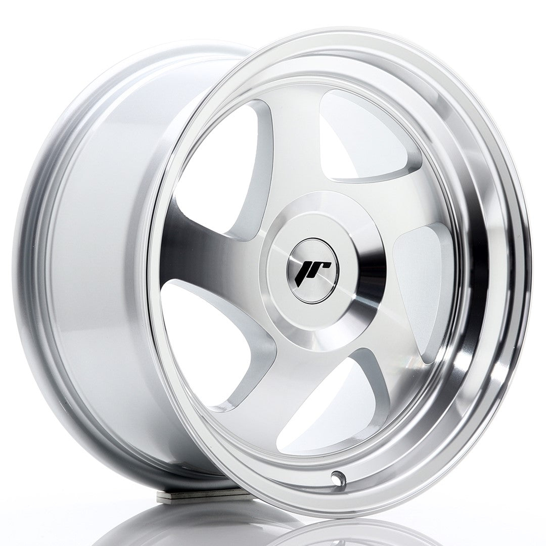 Jante Japan Racing JR15 R16 8J ET25 Argintiu cu Fata CNC - PCD Configurabil