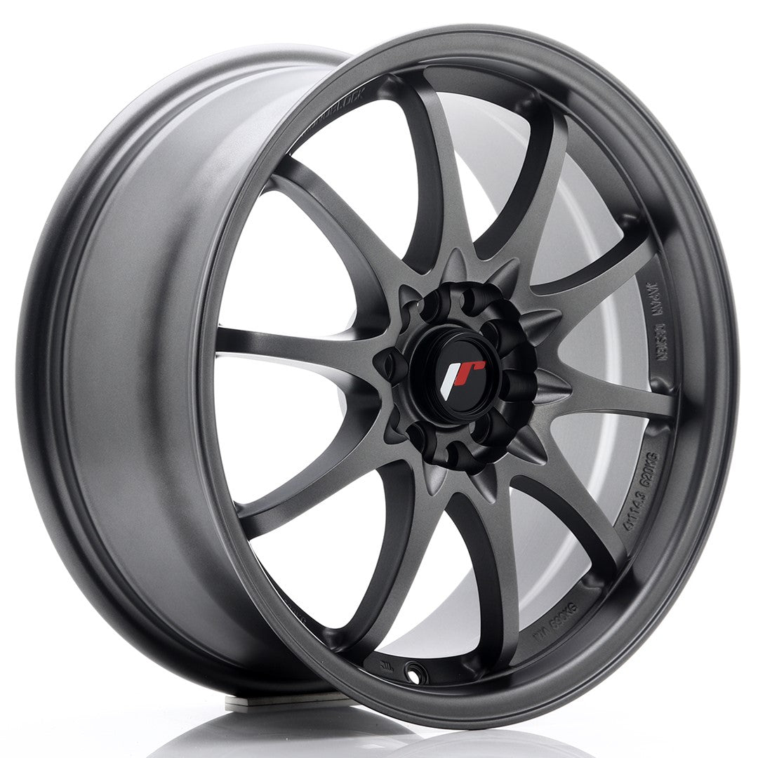 Jante Japan Racing JR5 R17 7.5J ET35 Gri Metalic Mat - PCD Configurabil