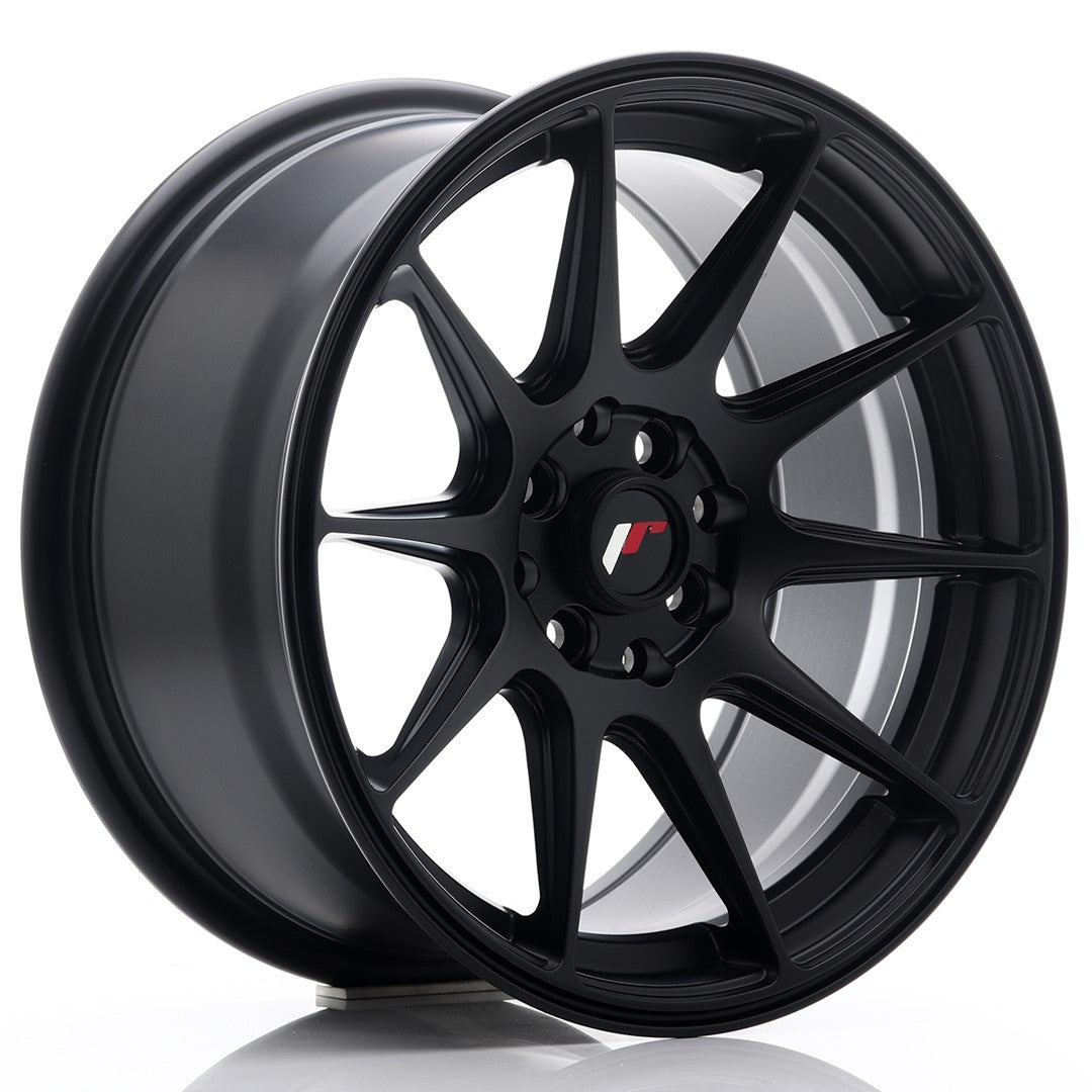 Jante Japan Racing JR11 R16 8J ET25 Negru Plat - PCD Configurabil