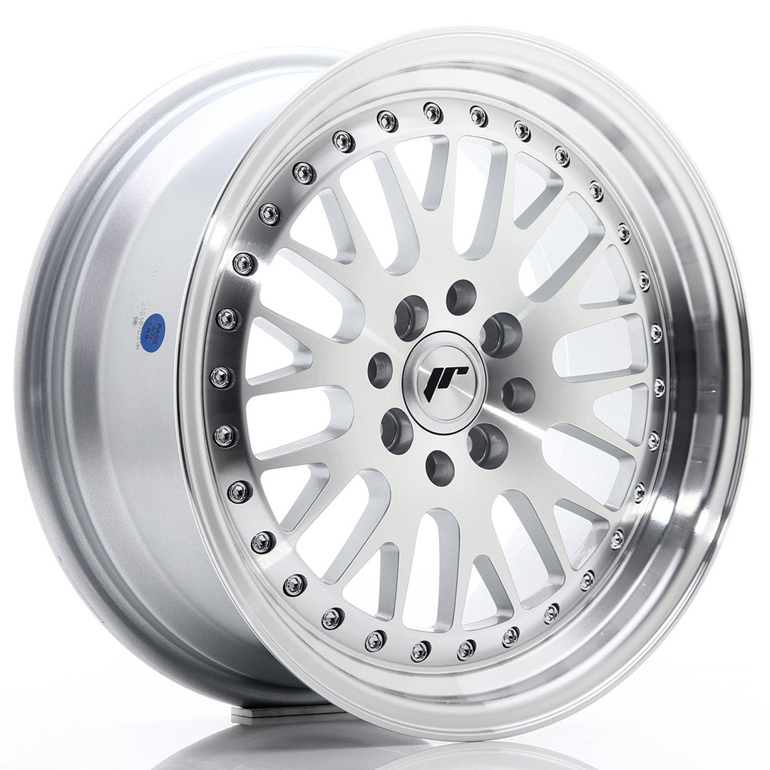Jante Japan Racing JR10 R16 7J ET30 Argintiu cu Fata CNC - PCD Configurabil