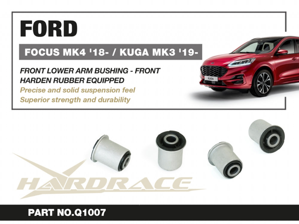 Set bucse brat suspensie inferior fata, capat fata Hardrace pentru Ford Focus / Focus ST - Q1007