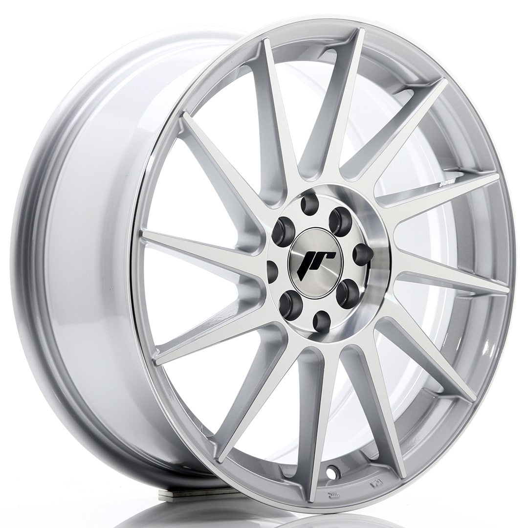 Jante Japan Racing JR22 R17 7J ET25 Argintiu cu Fata CNC - PCD Configurabil