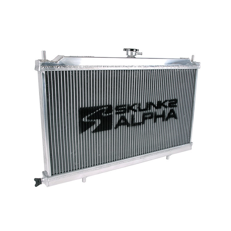Radiator de apa Skunk2 Alpha de inaltime completa din aluminiu pentru Honda Civic si CRX 1988-1991 (ED)