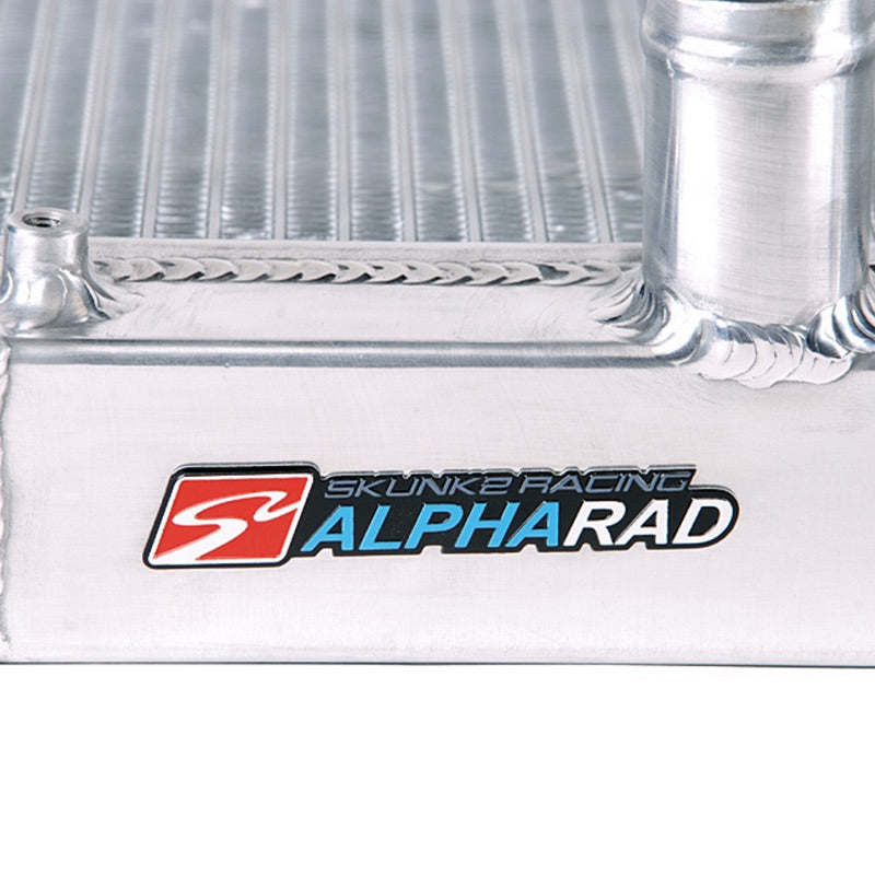 Radiator de apa Skunk2 Alpha de inaltime completa din aluminiu pentru Honda Civic si CRX 1988-1991 (ED)