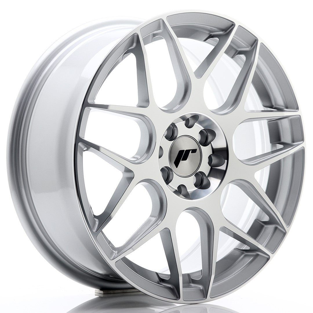 Jante Japan Racing JR18 R17 7J ET40 Argintiu cu Fata CNC - PCD Configurabil