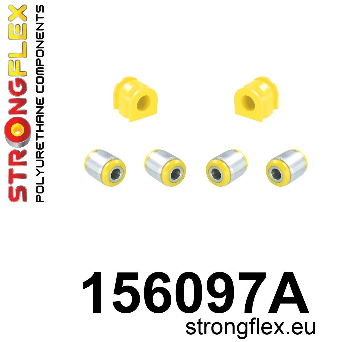 Kit bucse poliuretan Strongflex suspensie fata SPORT - Dacia Duster - 156097A